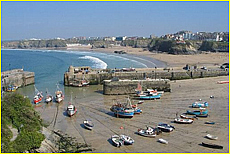 Cornwall Tourism Magazine - Beaches in Cornwall - Harbour Beach - Newquay 